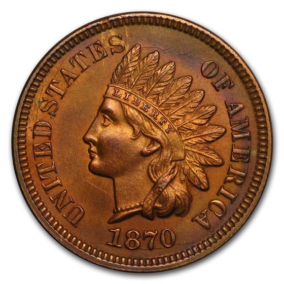 Buy 1870 Indian Head Cent BU | APMEX