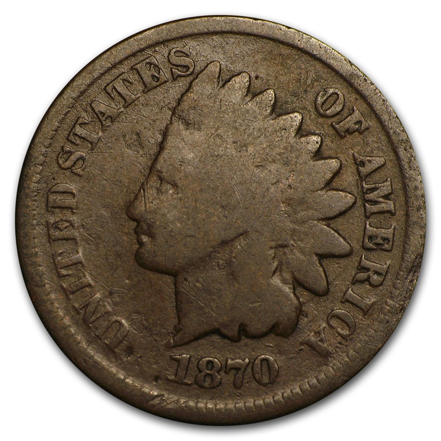 1870 Indian Head Cent Good