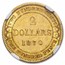 1870 Newfoundland Gold $2.00 AU-58 NGC