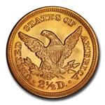 1870-S $2.50 Liberty Gold Quarter Eagle MS-63+ PCGS