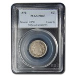 1870 Shield Nickel PR-65 PCGS