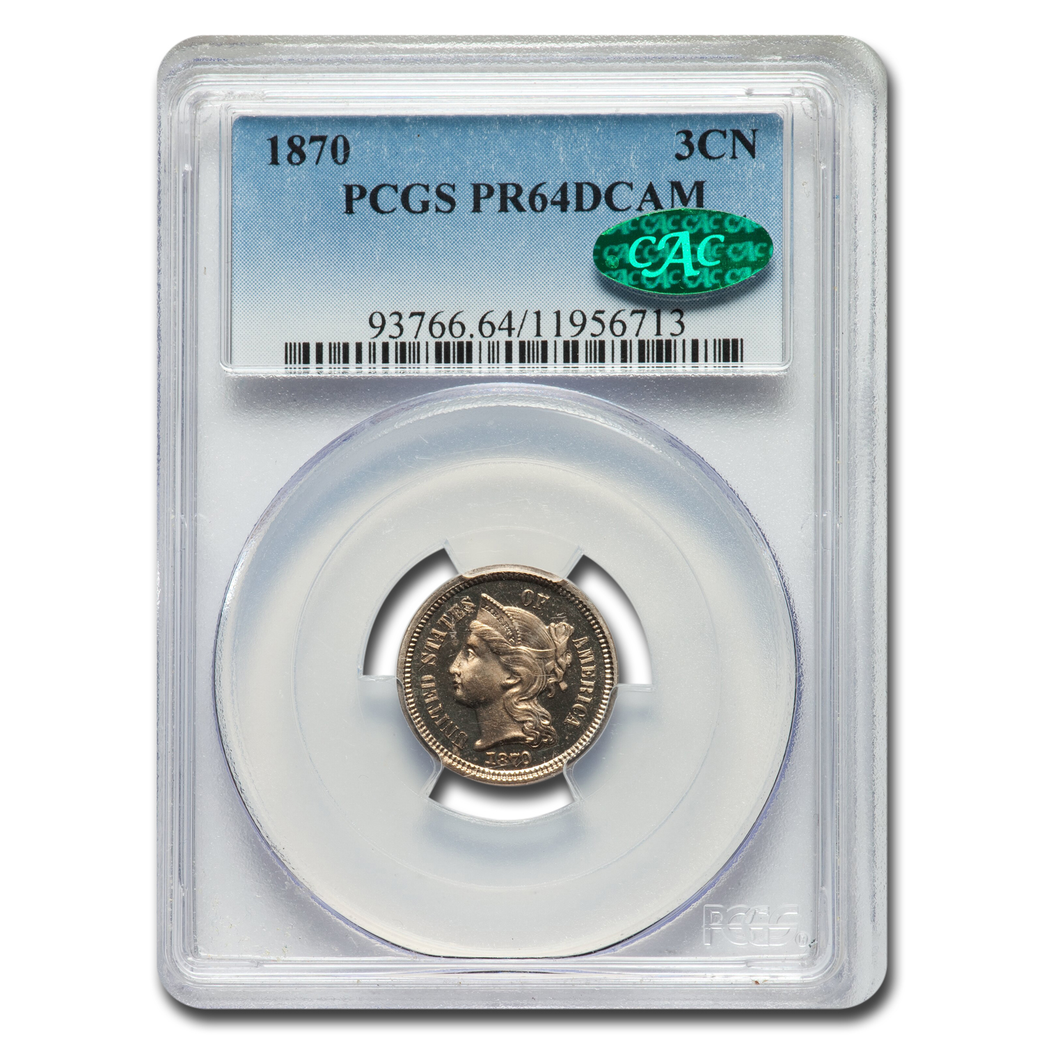 アンティークコイン 硬貨 1900 2 1/2 PCGS PR 64 DCAM ex: D.L.