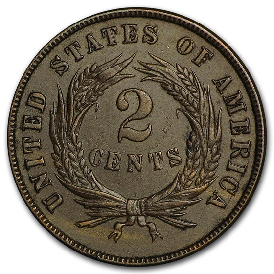 Buy 1870 Two Cent Piece AU | APMEX