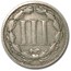 1871 3 Cent Nickel VF