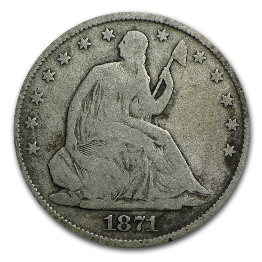 Buy 1871-S Liberty Seated Half Dollar VG | APMEX