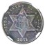 1871 Three Cent Silver PF-66 NGC