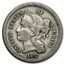 1872 3 Cent Nickel Fine