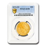 1872-CC $10 Liberty Gold Eagle AU-50 PCGS