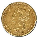 1872-CC $10 Liberty Gold Eagle XF-40 PCGS