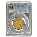 1872-CC $10 Liberty Gold Eagle XF-40 PCGS