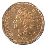 1872 Indian Head Cent PF-65 NGC CAC (Brown)