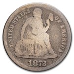 1872 Liberty Seated Dime Good