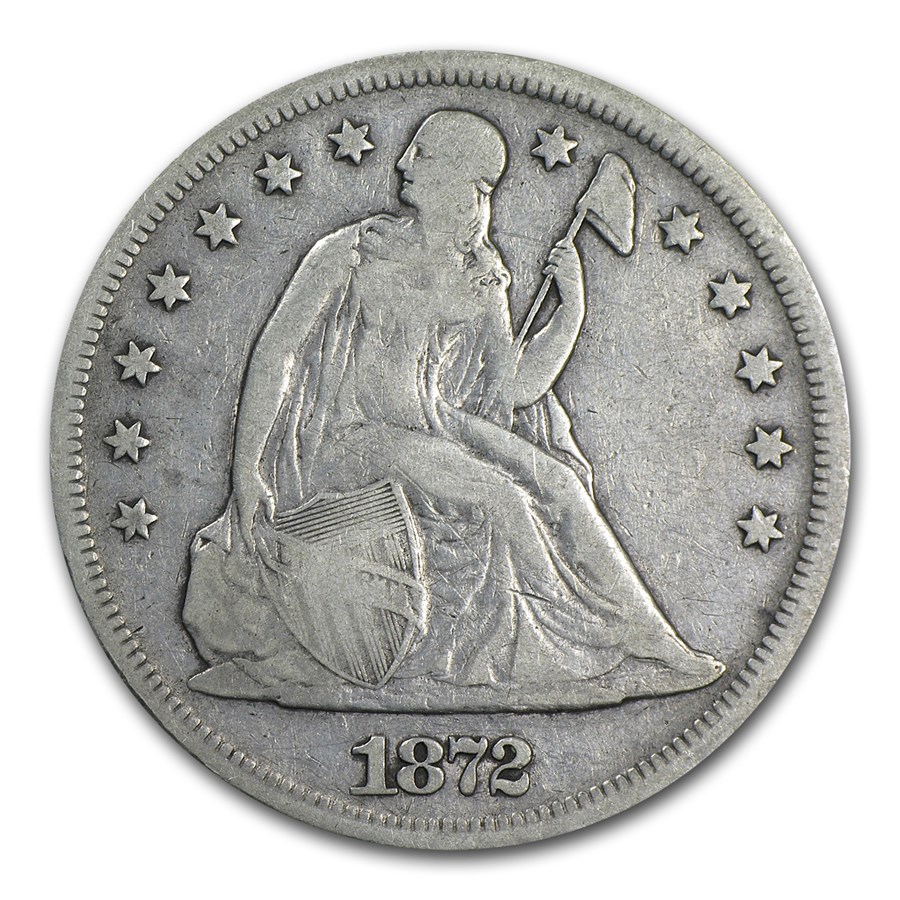 Buy 1872 Liberty Seated Dollar VF | APMEX