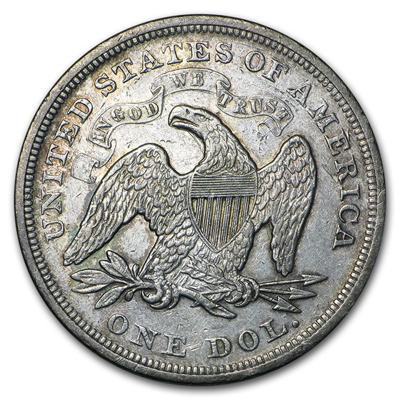 Buy 1872 Liberty Seated Dollar XF | APMEX