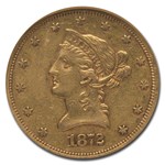 1872-S $10 Liberty Gold Eagle AU-50 NGC