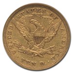 1872-S $10 Liberty Gold Eagle AU-50 NGC