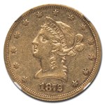 1872-S $10 Liberty Gold Eagle AU-53 NGC