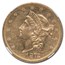 1872-S $20 Liberty Gold Double Eagle AU-58 NGC