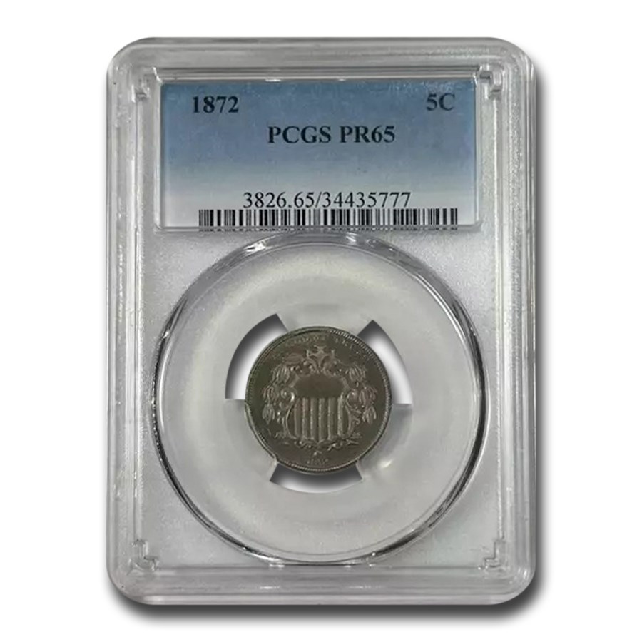 1872 Shield Nickel PR-65 PCGS