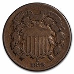 1872 Two Cent Piece VG