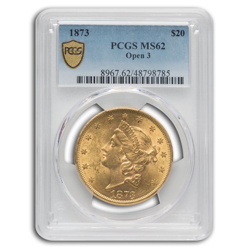 Buy 1873 Liberty Gold Double Eagle MS-62 | APMEX