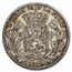 1873 Belgium Silver 5 Francs Leopold II XF (Position A)