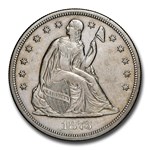 1873-CC Liberty Seated Dollar AU-58 NGC