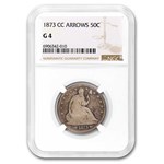 1873-CC Liberty Seated Half Dollar G-04 NGC (Arrows)