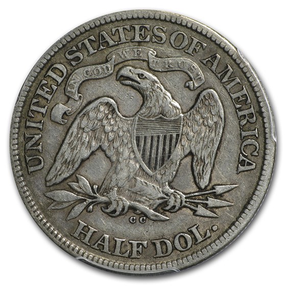 Buy 1873-CC Liberty Seated Half Dollar VF-30 PCGS (No Arrows) | APMEX