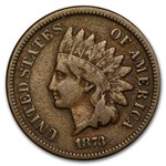 1873 Indian Head Cent Open 3 Fine