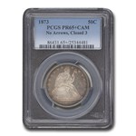 1873 Liberty Seated Half Dollar PR-65+ Cam PCGS (No Arrows Cl. 3)