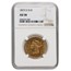 1873-S $10 Liberty Gold Eagle AU-58 NGC