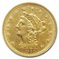 1873-S $2.50 Liberty Gold Quarter Eagle AU-55 NGC