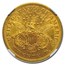 1873-S $20 Liberty Gold Double Eagle Open 3 AU-55 NGC