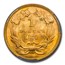 1874 $1 Liberty Head Gold MS-68 CACG