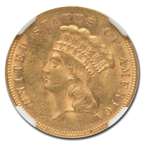 Buy 1874 $3 Gold Princess MS-61 NGC | APMEX