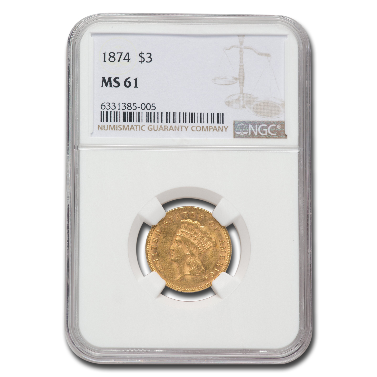 アンティークコイン 金貨 1863年-S $5 NGC AU53-Tough Civil War Era