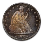 1874 Liberty Seated Half Dollar PR-65 PCGS (Arrows)