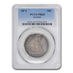 1874 Liberty Seated Half Dollar PR-65 PCGS (Arrows)