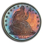 1874 Liberty Seated Half Dollar PR-66+ PCGS CAC (Arrows)