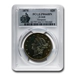 1875 $20 Liberty Double Eagle Pattern PR-66 PCGS (BN, J-1448)