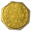 1875 Indian Octagonal 50 Cent Gold MS-62 PCGS (BG-946)