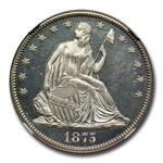 1875 Liberty Seated Half Dollar PF-65 Cameo NGC