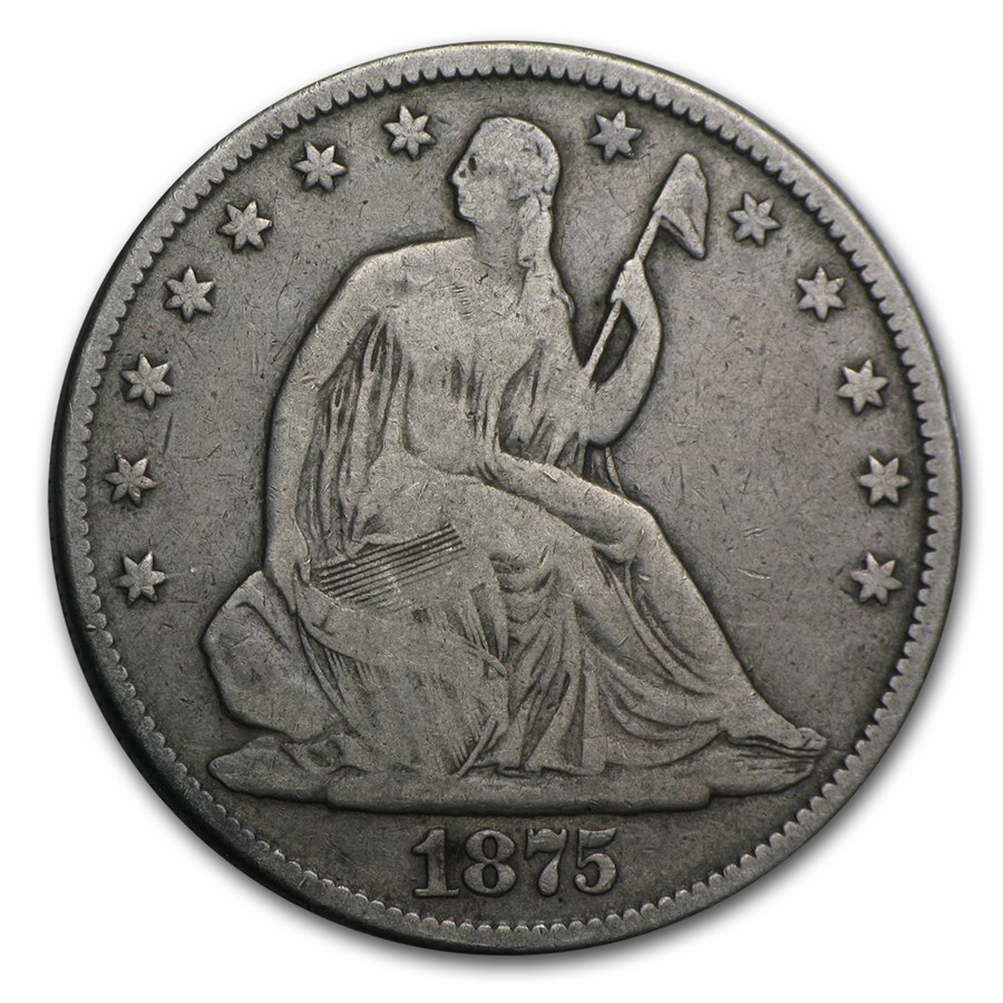 Buy 1875 Liberty Seated Half Dollar VG | APMEX