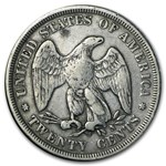 1875 Twenty Cent Piece Fine