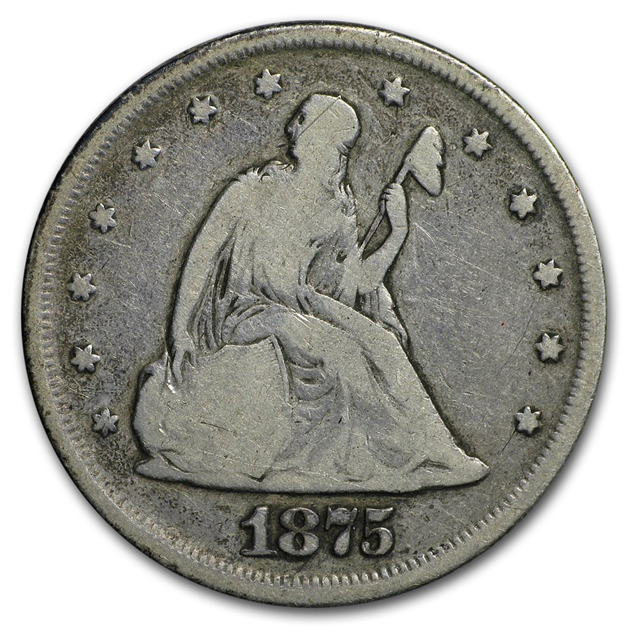 Buy 1875 Twenty Cent Piece VG | APMEX