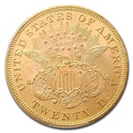 1876 $20 Liberty Gold Double Eagle MS-62 PCGS