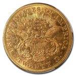 1876-CC $20 Liberty Gold Double Eagle MS-60 PCGS