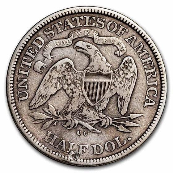 Buy 1876-CC Liberty Seated Half Dollar VF (Details) | APMEX