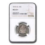 1876-CC Liberty Seated Quarter MS-65+ NGC